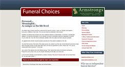 Desktop Screenshot of funeralchoices.co.uk