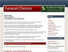 Tablet Screenshot of funeralchoices.co.uk